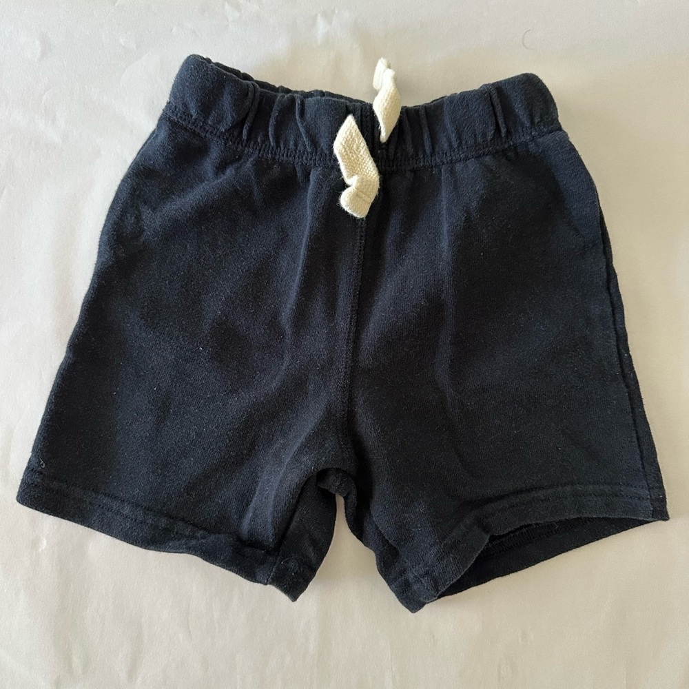 Toddler Black Casual Shorts